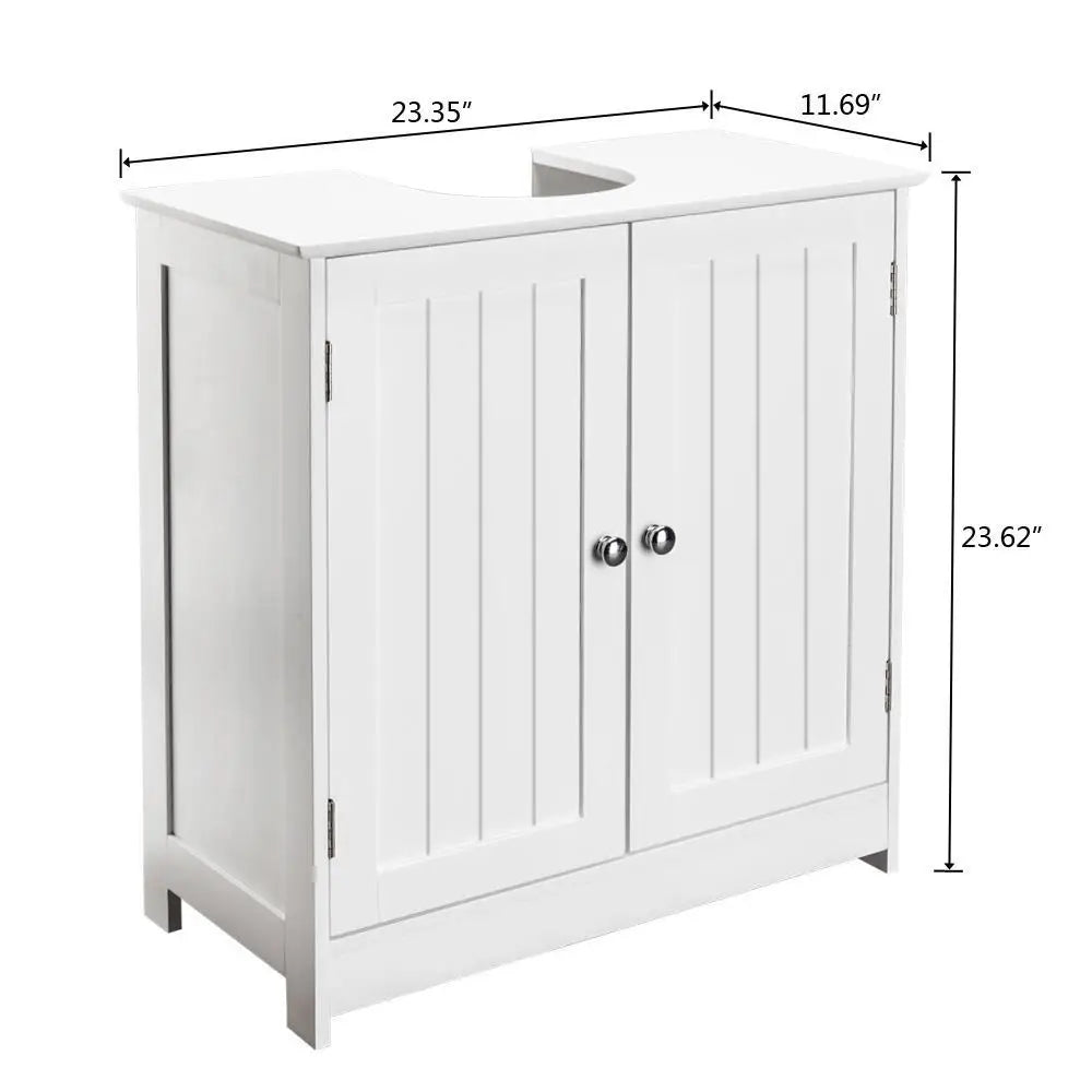 Bathroom Vanity Bath Sink Cabinet Pedestal Under Sink Storage with 2 Shelve New